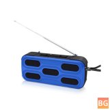 Outdoor Wireless Speaker with Hands-Free Calling and TWS Connection