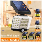 3 Modes: LED Solar Power: 66LED, COB, 120COB, 128COB, 140COB
