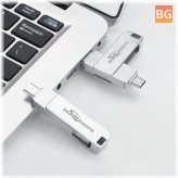 32GB Flash Drive for Smartphones, Tablet Laptops and Computers