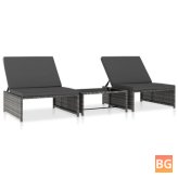 Sun Loungers for Tables - 2 pcs