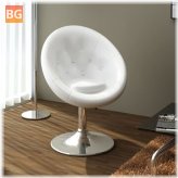 Lounge Chair with Polished Chrome Finish - Height Adjustable