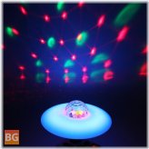 Bluetooth Music Garage Light Bulb with Remote Control and RGBW Colors
