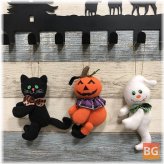 Clothing for Cats - Pumpkin Cat Ghost Doll
