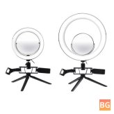 8.7 Inch Dimmable LED Video Ring Light Stand - Kit for YouTube Tik Tok Live Streaming