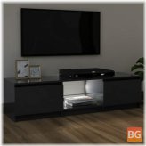 TV Cabinet with LED Lights - Gray 47.2