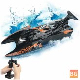 JJRC S6 1/47 RC Boat Remote Control Pools for Kids - Salt Water Outdoor High Speed Mini Toys LED Lights