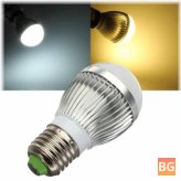 Warm White Globe Light Bulbs with E27 Screws
