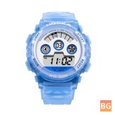 Kids Watch with Digital Display - Fresh Pink and Blue