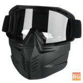 Open Face Skiing Goggles for Motorcycle