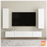 TV Cabinet - 2 pcs White