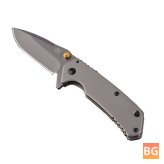 Sanrenmu 7056 Stainless Steel Mini Pocket Folding Knife - Outdoor Camping Fishing Knife