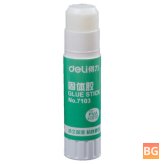 Deli Solid Glue Stick - 12pcs, 36g - for Students, Handmade Lessons, and Office Use