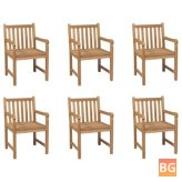 6-Piece Set of Outdoor Chairs