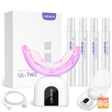 Whitening Toothpaste with 6x LED Light - Tooth Whitener with 35% Carbamide Peroxide