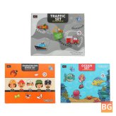 3D Dress Up Toy for Children - Magnetic Puzzle Box