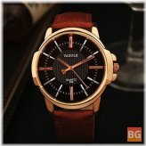 YAZOLE 358 Fashion Men Quartz Watch - Luxury Roman Numeral Wrist Watch