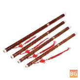 Bamboo Woodwind Flute - Professional Grade in C, E, F, G Keys