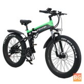 JingHA R5 1000W 12.8Ah*2 Double Batteries 26*4.0in Electric Bicycle 100KM Mileage 180KG Payload