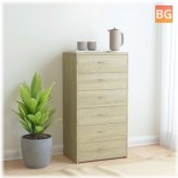 Sonoma Oak Sideboard with 6 Drawers