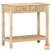 Console Table 31.5x13.8x29" Solid Mango Wood
