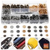 Leather Craft Fasteners - 40/100 Set Rivets with Tools