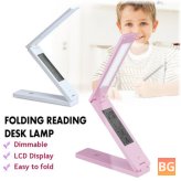 Touch-Screen Reading Light with LED and Dimmable LCD