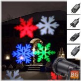 Christmas Lamps - Waterproof Moving Snowflake Projector Stage Light