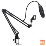 Cantilever Mic Stand with Windshield Mount