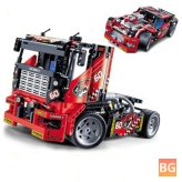 Race Truck Car with 2 In 1 Transformable Buildable Blocks - Decool