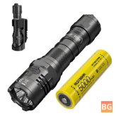 P20iX USB-C Rechargeable Tactical Flashlight with Molle Holster
