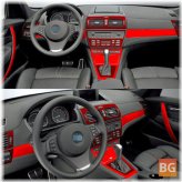 Interior Control Panel Door Handle Stickers for BMW X3 E83 2003-2010 Right Hand Drive