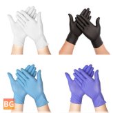 100PCS Nitrile Disposable Gloves for Cleaning and Food Handling