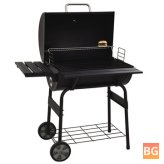 30" Stainless Steel BBQ Smoker Kit for Outdoor Cooking