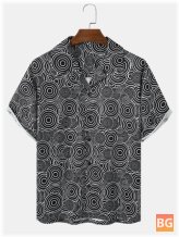 Short Sleeve T-Shirts with Loop Overlay