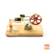 LL-009 4-Color Stirling Engine Motor - Electricity Generator Motor Education Experiment Toy