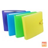 12Pcs/24Pcs Candy Color Plastic CD Package - environmental protection PP fabric CD storage bag