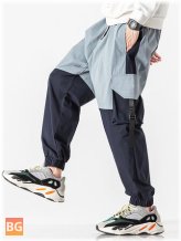 Pants with Contrasting Colors - Men's