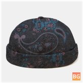 Banggood Design Men's Retro Floral Leaf Pattern Beanie Landlord Cap