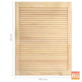Solid Pine Louver Door (69x49.4cm)