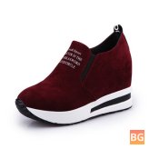 Women's Casual Shoes with a Thick Bottom and Hidden Heel