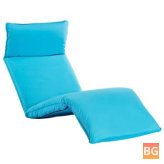 Sun lounger - Oxford fabric blue