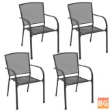 Outdoor Chairs with Mesh Design