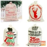 Christmas Gift Sack - Cloth Stocking Storage Bag