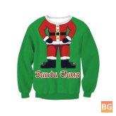 Christmas Sweatshirt - Ugly Santa Claus