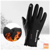 Winter Warm Touch Screen Gloves for Sports Riding and Snowboarding