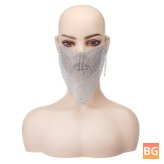 Mouth Masks with Crystals - Costume for Nightclub Dance Parties