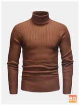 Mens Twisted Knitted Classic Sweater