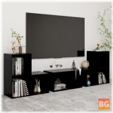 TV Cabinet Set - Black