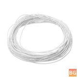 10-meter 18AWG Electronic Cable - White