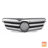 Chrome Silver AMG Style Front Grill - For Mercedes Benz W212 E250 E550 E350 E63 AMG 2010-2013